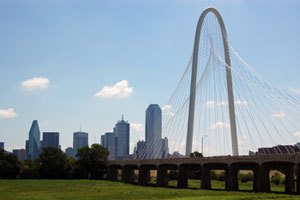 Photo of The Margaret Hunt Hill Bridge in Dallas, TX